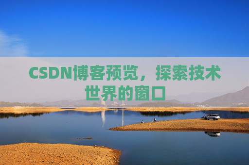 CSDN博客预览，探索技术世界的窗口
